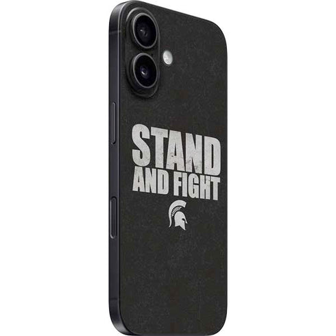 Michigan State University Stand and Fight iPhone 16 Plus Skin